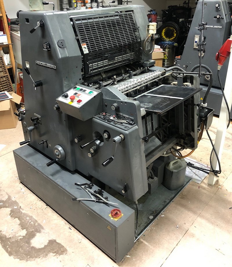 1 Color Used Heidelberg GTO 52 Year 1990 PressCity