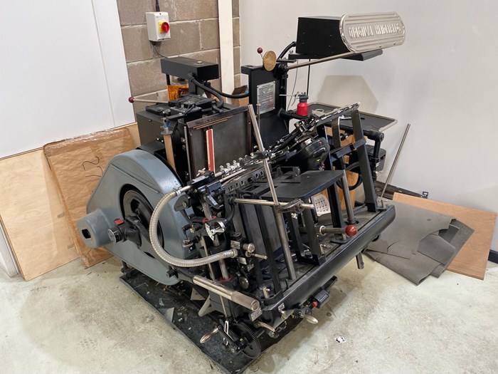 Heidelberg Heidelberg T  - with B&H Electronic Foil Attachment