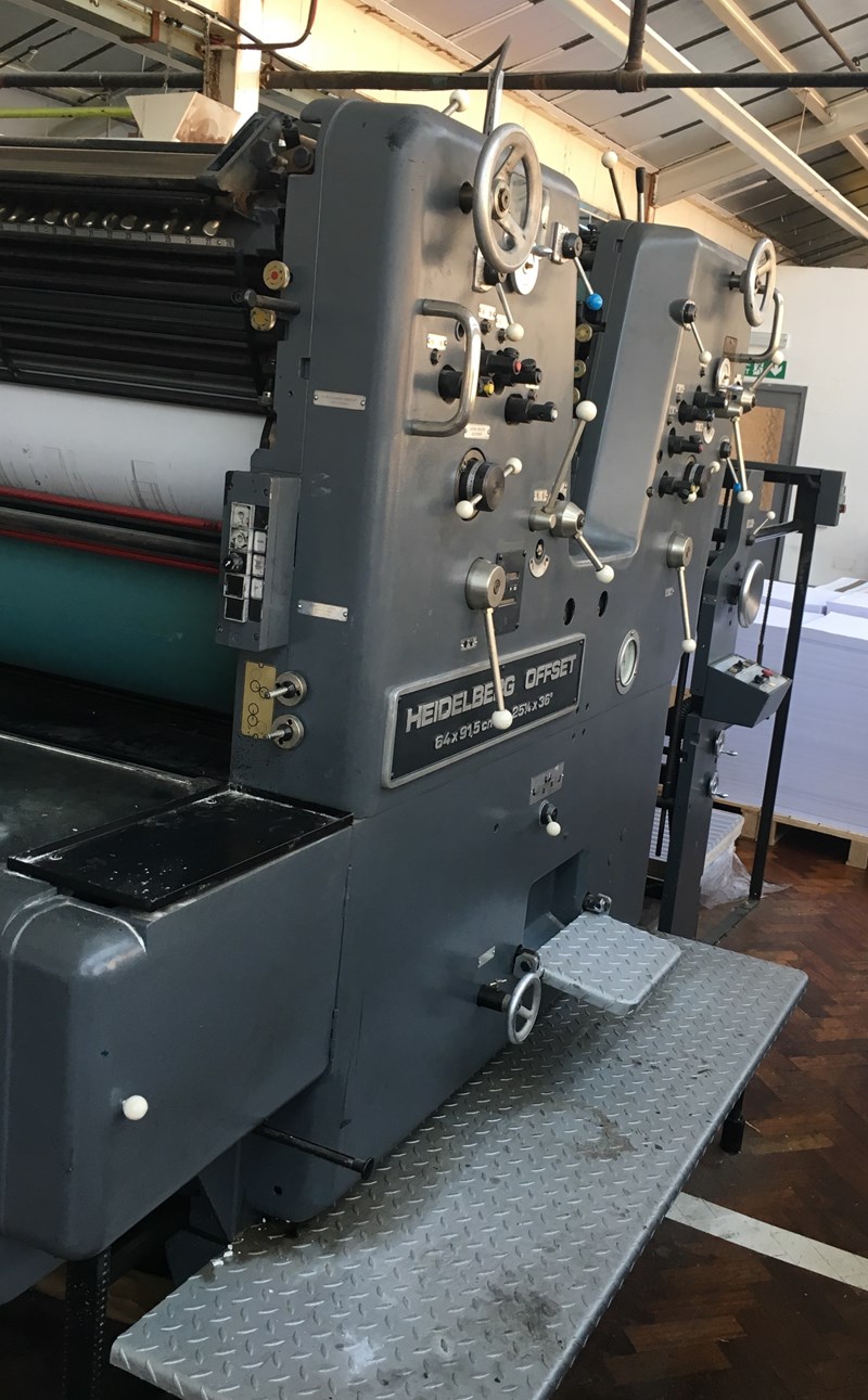 Color Used Heidelberg Sord Z Two Colour Offset Press Year