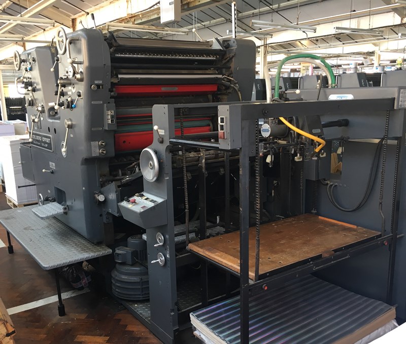 2 Color Used Heidelberg SORD Z Two Colour Offset Press Year 1979