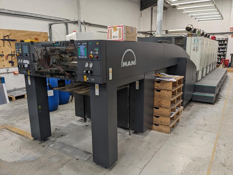 Simbolo Man Roland 5 color Used Manroland 505 OB+LV year 2006 | PressCity