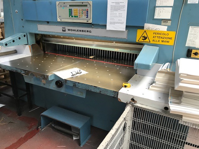  WOHLENBERG 155 CUTTER WITH EG CONTROL PANEL