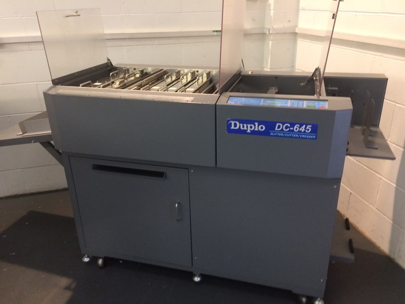 Machine's specifications - Duplo DocuCutter DC-645 Used machines - Exapro