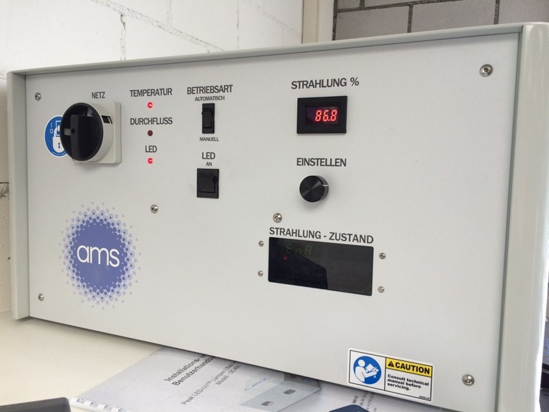 New AMS LED UV Drying System for Heidelberg SM 52