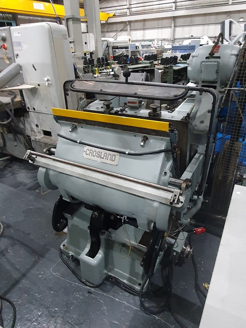 Used Crosland Die Cutter PressCity