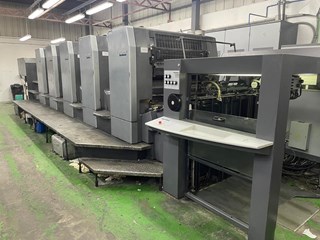 5 color Used Heidelberg Speedmaster 102 F+L year 1994