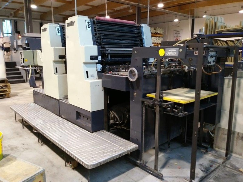 2 color Used Printing machine Miller TP 74/2C year 1992 PressCity