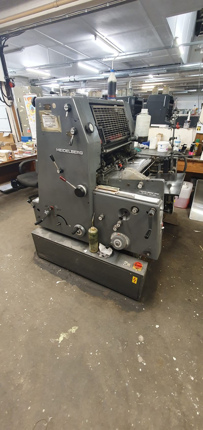 Heidelberg GTO 52 + Numbering | Care Graphic Machinery Ltd