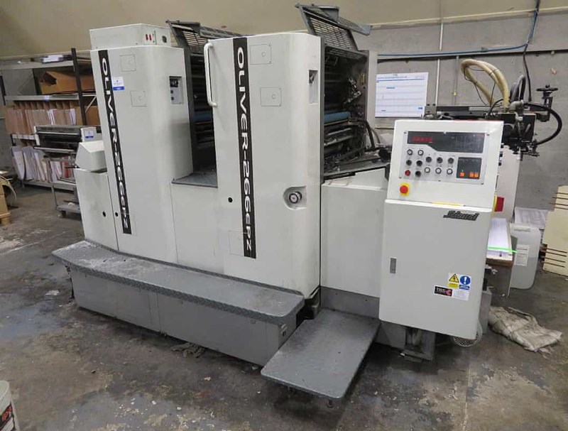 2 color Used Sakurai Oliver 266 EPZ year 1998 | PressCity