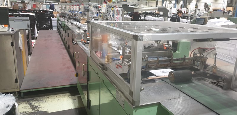 STS AV 25 automatic direct mail wrapping machine