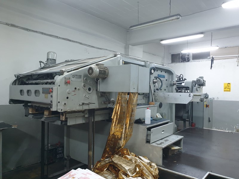 Bobst SP 1080 E  Die-Cutting with Hot Foil Stamping Machine  (FEKET year: 2014)