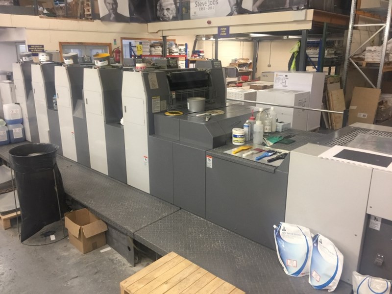 5 color Used Ryobi 525 GX Five Colour B3 printing Press year 2007