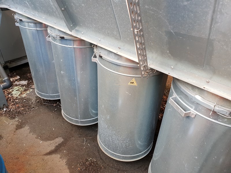 Used KONGSKILDE air conveying system year 2008 PressCity