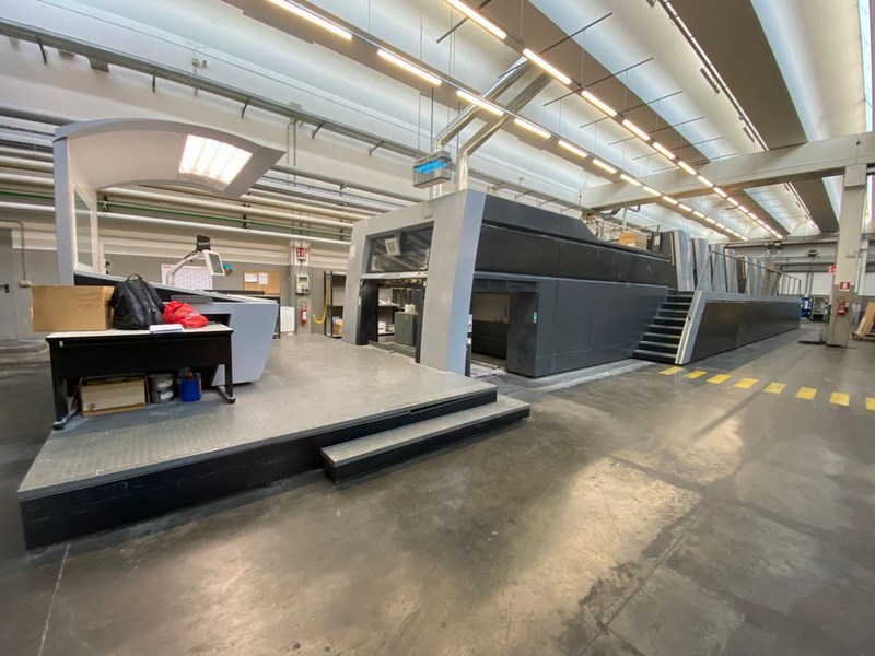 8 color Used Heidelberg SM XL 1628P year 2015 PressCity