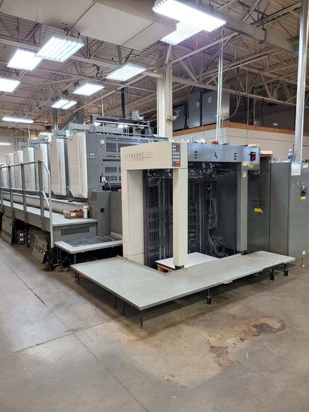 6 color Used Komori Lithrone LS 640+CX HYBRID year 2006 | PressCity