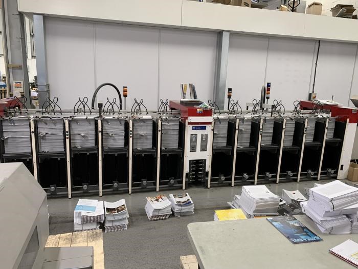 Used Col Tec 12 Station Horizontal Collator Year 2007 Presscity