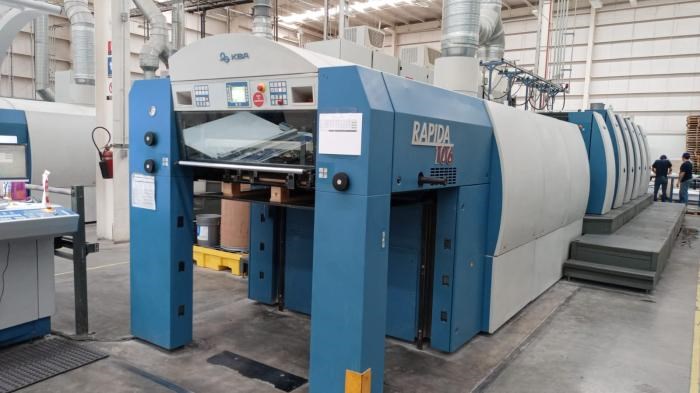 5 color Used KBA Rapida RA106 5+L ALV year 2008 | PressCity