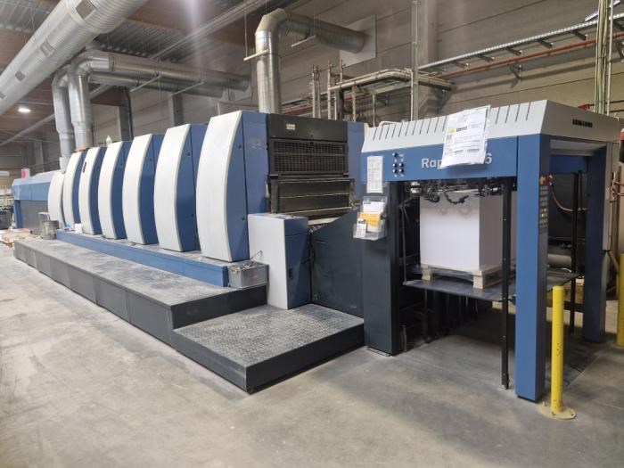 5 color Used KBA Rapida RA106 5+L ALV CX year 2019 | PressCity