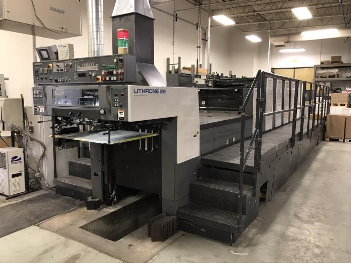 6 color Used Komori Lithrone L628+C year 1998 | PressCity