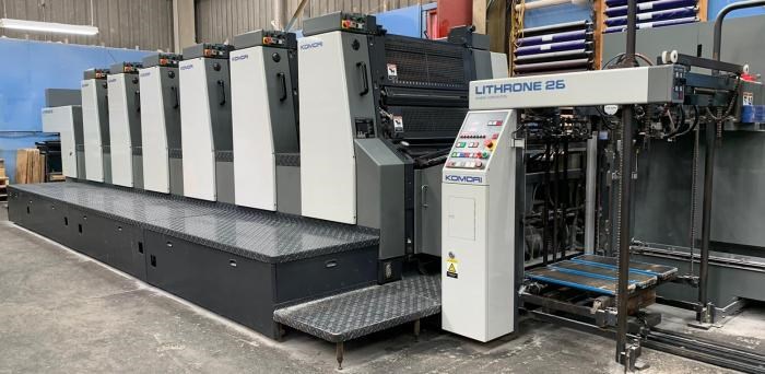 6 color Used Komori Lithrone L628 EM year 2000 | PressCity