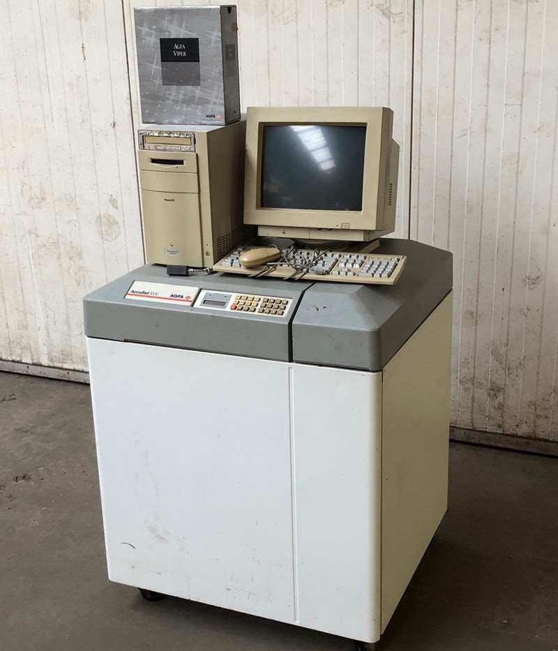 Agfa Typesetting Computer Used Agfa Accuset 1000 year 1995 | PressCity