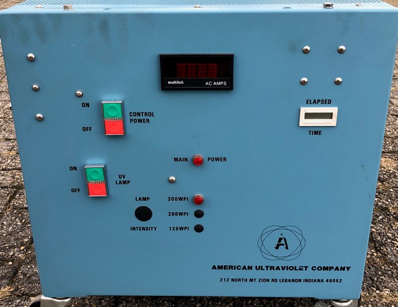 Used Sunraise SE15 thermographic machine year 2008 with UV PressCity