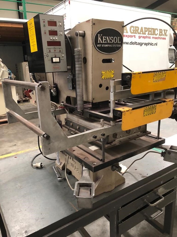 Kensol K46T Hot Stamp Foil Roll Leaf Stamping Press