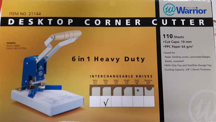 Desktop Corner Cutter Warrior
