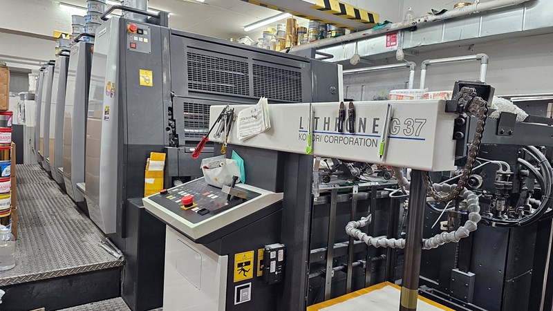 5 color Used Komori GL 537 year 2021 | PressCity