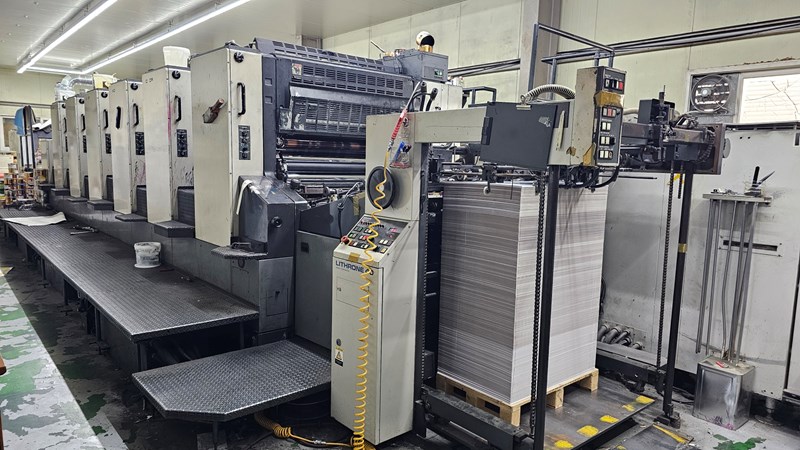 6 color Used Komori Lithrone L-640+CX year 2000 | PressCity