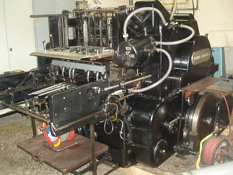 Used Heidelberg cylinder S year 1960 PressCity