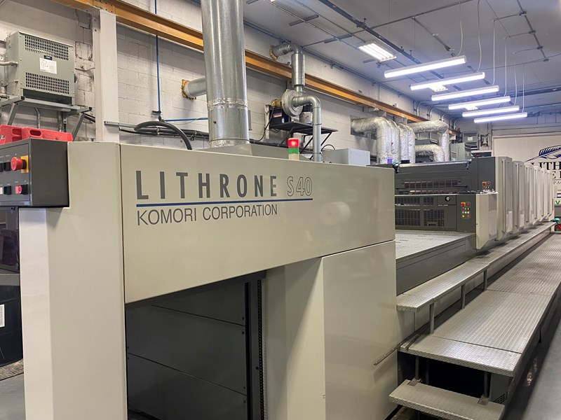 6 color Used Komori Lithrone L-40/LS-40/GL-40/GS-40 year 2006 with UV ...
