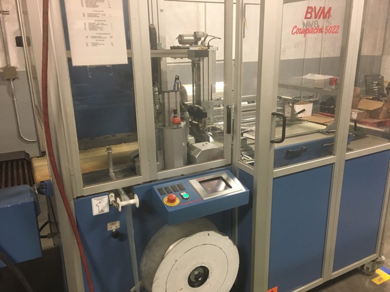 Used 2007 BVM automated shrink wrap and tunnel year 2007 PressCity