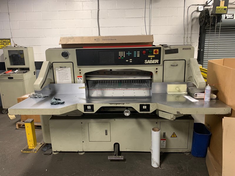 Used Saber S95 37" High Speed Paper Cutter PressCity
