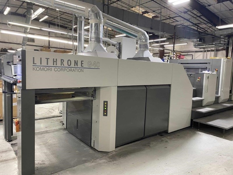6 color Used Komori Lithrone GL-640+C year 2014 with UV | PressCity