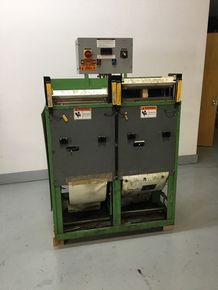 R & B HP-3 Hydro Press dual joint former / building in machine