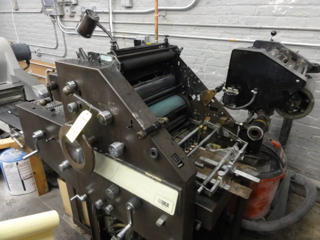 A.B. Dick 9810 XC Offset Duplicator W/ Crestline Damps And Swing-a-way ...