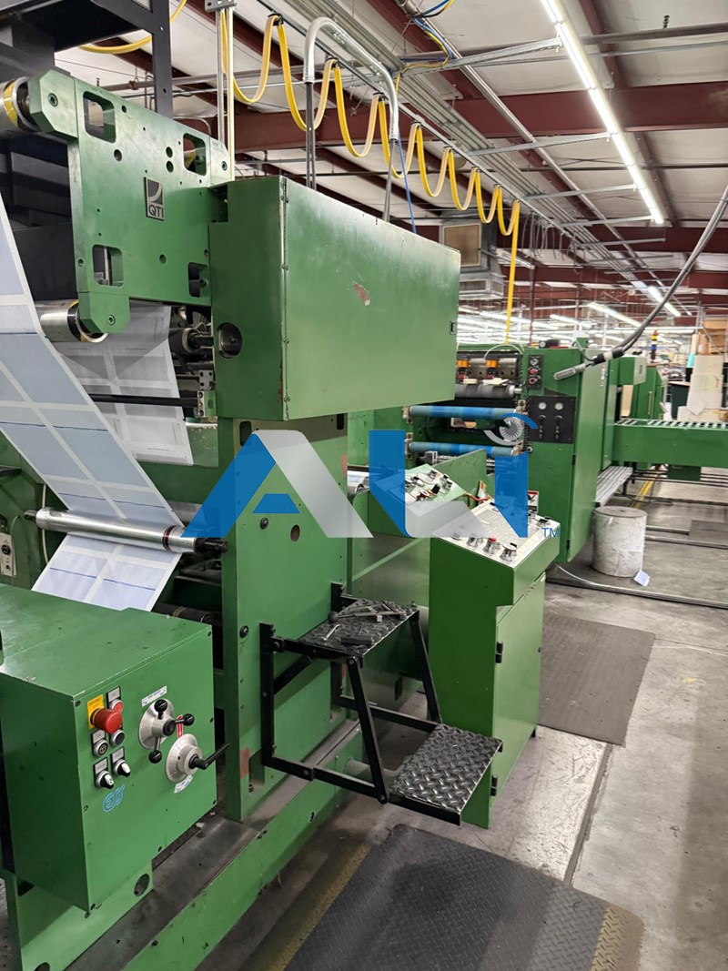Used 1992 RDP 200 Pressure Sealer Press with Interflex Double Coater 6 ...