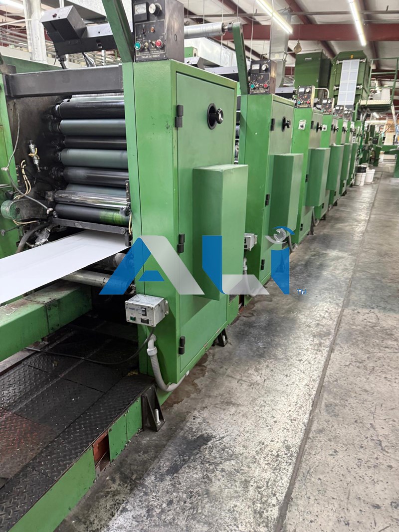 Used 1992 RDP 200 Pressure Sealer Press with Interflex Double Coater 6 ...