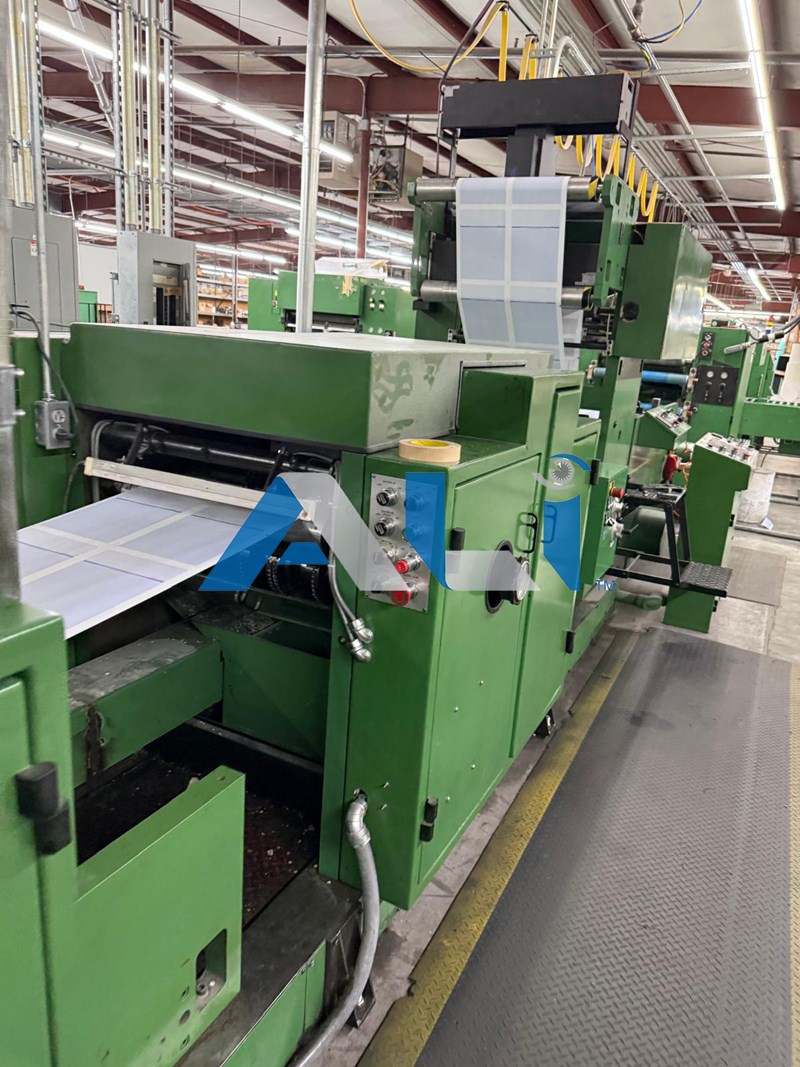 Used 1992 RDP 200 Pressure Sealer Press with Interflex Double Coater 6 ...
