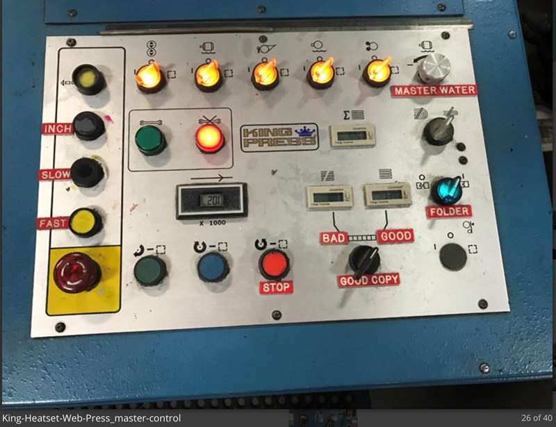 Used Process King Heat Offset year 1999 PressCity