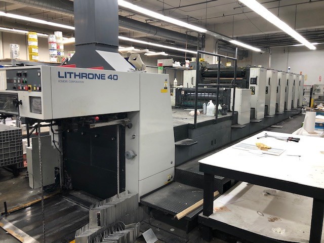 6 color Used Komori Lithrone L640-III Plus Coater year 2000 | PressCity