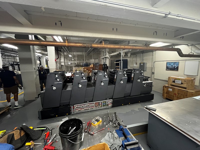 5 color Used 2002 HEIDELBERG PM 52-5 , DDS CONTINUOUS DAMP, FRONT PANEL ...