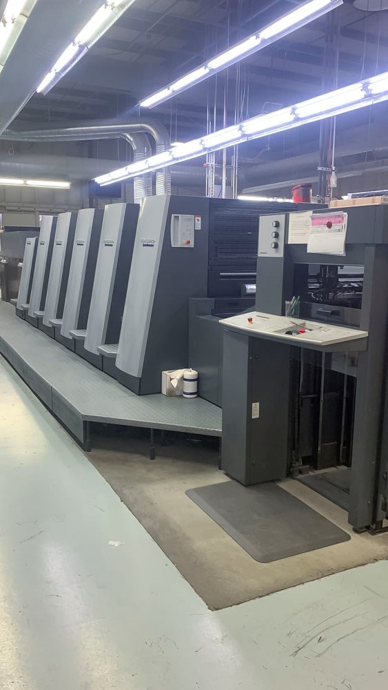Inpress Control 5 color Used Heidelberg XL 75-5+LX2- F Format - Inpress Control year ...