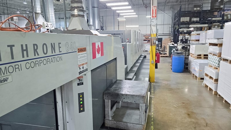6 color Used Komori Lithrone GL640+CX year 2011 with UV | PressCity