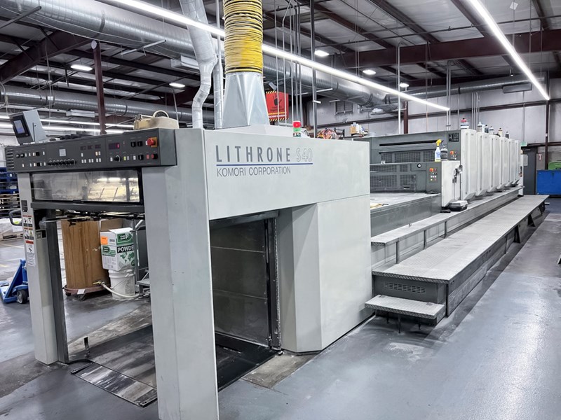 6 color Used Komori Lithrone LS640+CX year 2004 | PressCity