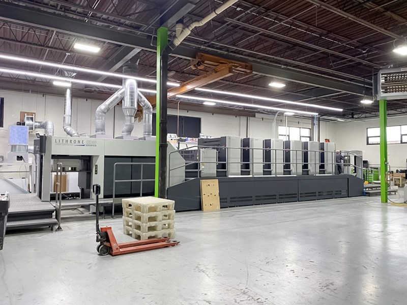 6 color Used Komori Lithrone GLX640+CX Advance year 2022 with UV ...