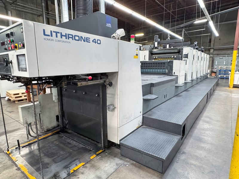 6 color Used Komori Lithrone L640+CX year 2000 | PressCity