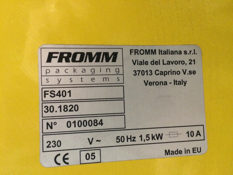 Used Pallet Foil Wrapper Fromm - Fs 401 Year 2005 