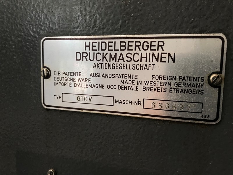 heidelberg gto serial number checker